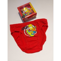 SLIP ROJO BURT SIMPSON CAJA