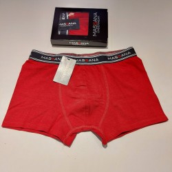 BOXER ROJO LISO MASSANA